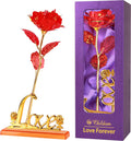Mothers Day Rose Gifts for Mom,Birthday Gifts for Women,Mothers Day Flowers Gifts for Mom from Daughter Son,Red Artificial Flower Gift with Love Stand for Wife,Grandma,Daughter,Anniversary